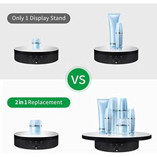 Load image into Gallery viewer, 2 in 1 Motorized Rotating Display Stand with Mirror Sticker
