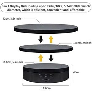 3 in 1 Motorized Rotating Display Stand