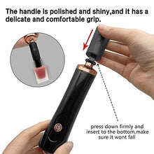 Load image into Gallery viewer, Nail Lacquer Shaker, Nail Polish Mixer, Portable Electric Eyelash Glue Shaker Black
