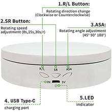 Load image into Gallery viewer, 2 In 1 Motorized Rotating Display Stand
